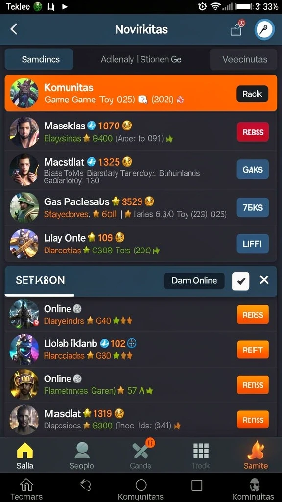 33zk - Screenshot menunjukkan karakter utama dalam aksi.