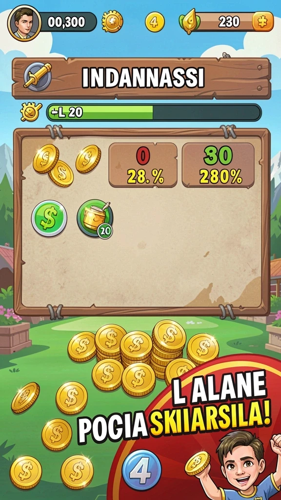 666j - Gambaran dunia game yang penuh warna dan beragam lokasi.