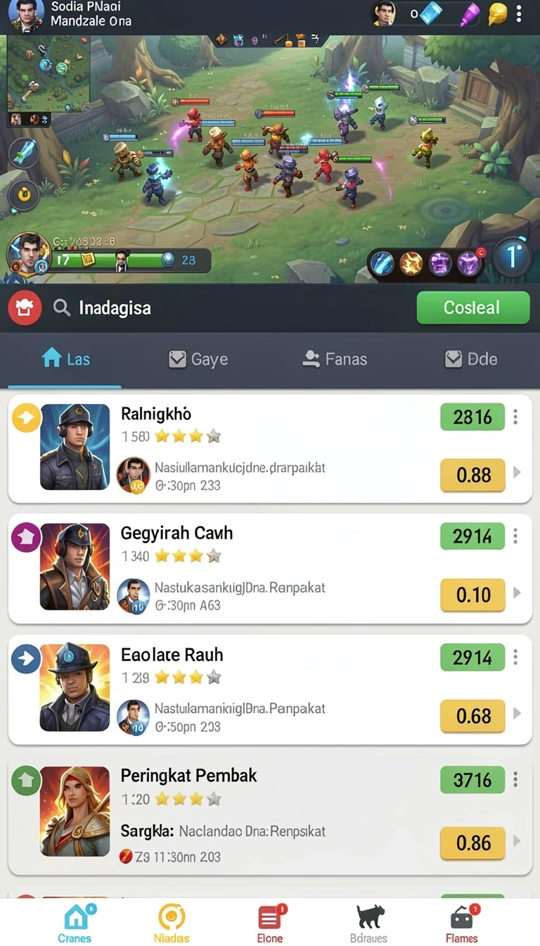 hit9 - Tangkapan layar menunjukkan grafis luar biasa HIT9.