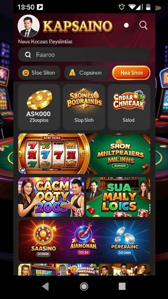 rajacuan - Tampilan utama game dengan grafis yang menarik.